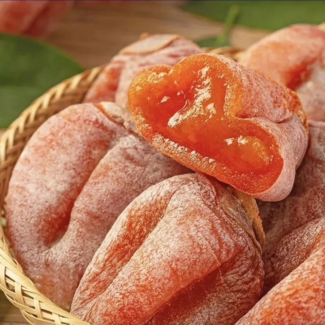 【5斤实惠装】2024年头茬正宗富平柿饼农家霜降流心吊柿饼产地直发