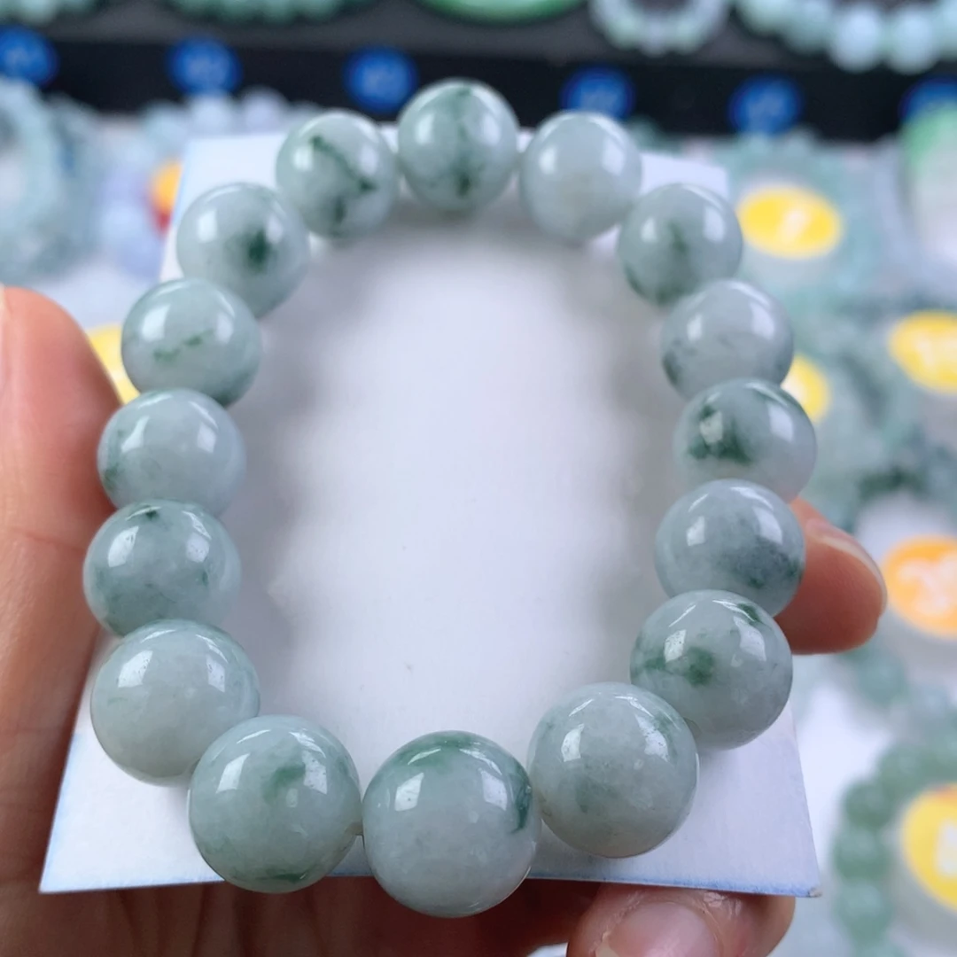 翡翠未镶嵌手链卡13