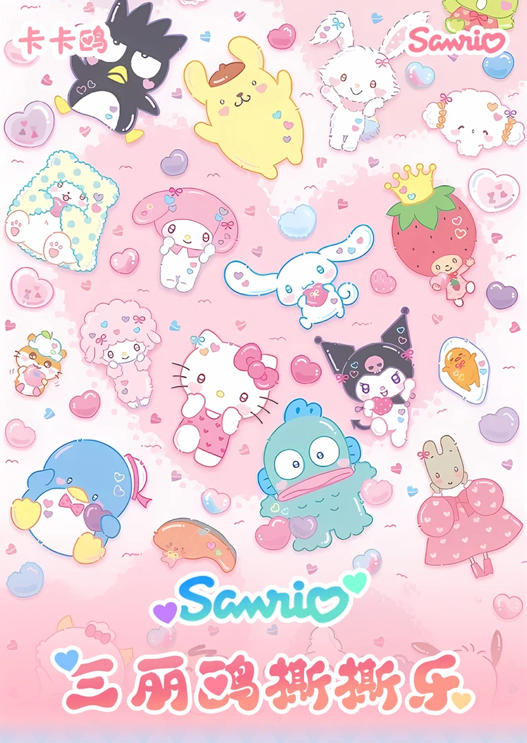 【荣仔】【拍一开二】卡卡鸥《三丽鸥家族》撕撕乐第一弹盲盒代拆