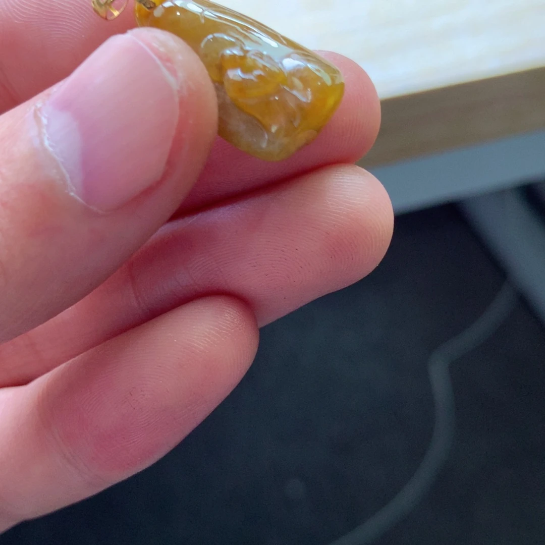 翡翠颈饰未镶嵌吊坠