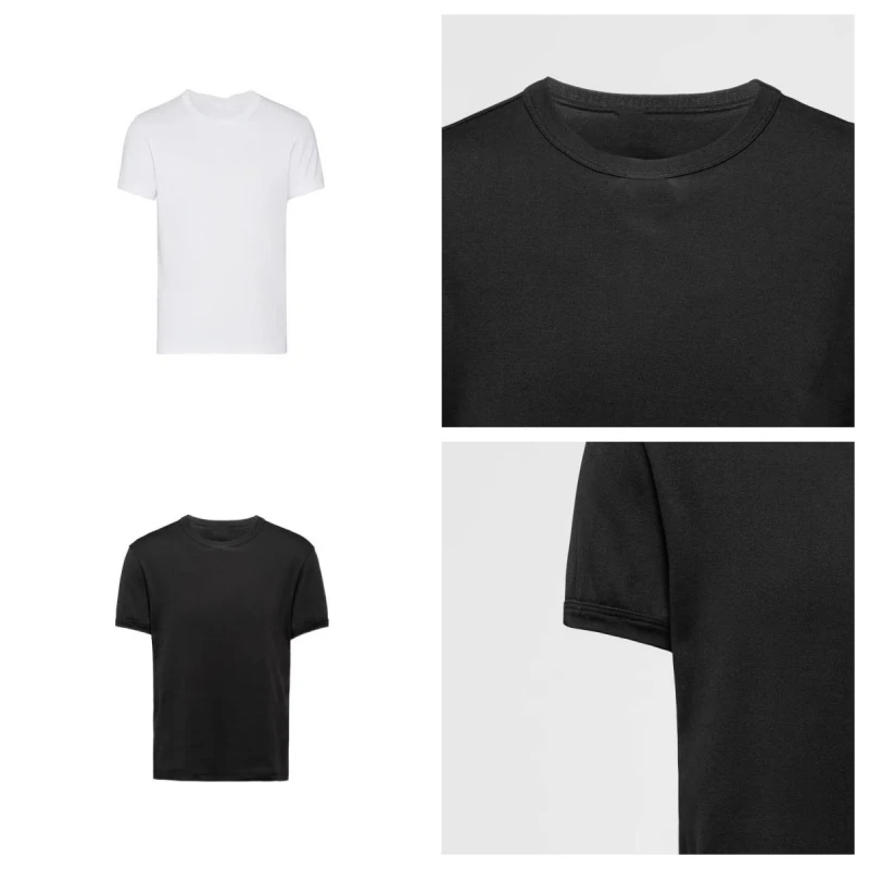 【李李推荐】黑白两色简约百搭显瘦 短袖T恤0900