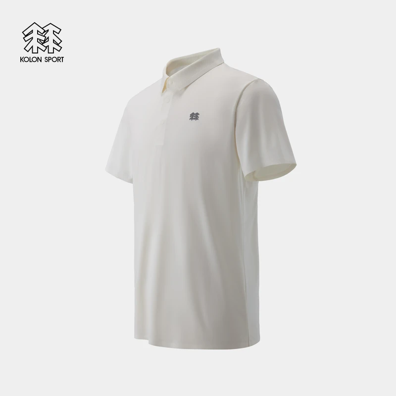 KOLON SPORT可隆男士COLDBLACK功能性短袖POLO