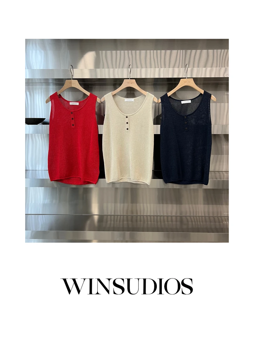 罗曼蒂克【WIN小众定制款】纯色舒适上衣背心