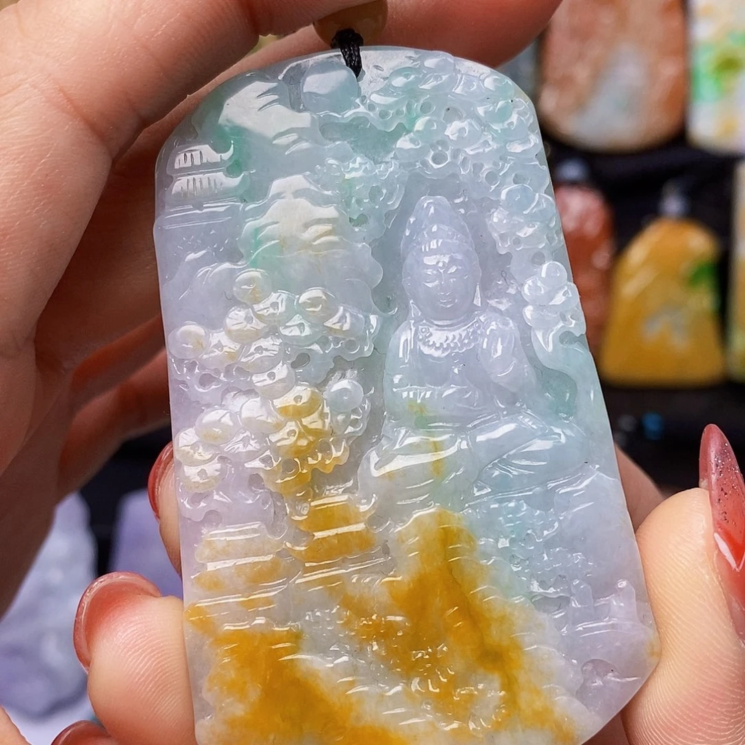 定制翡翠未镶嵌翡翠A货一物一证