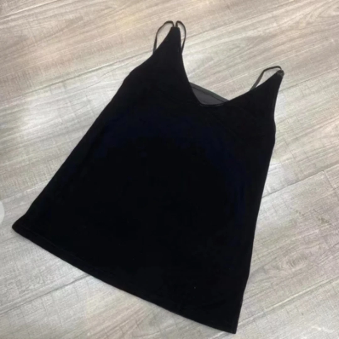 时尚丝绒百搭款吊带