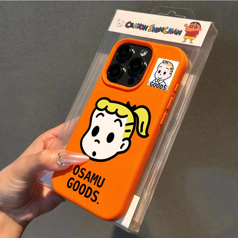 原田治女孩适用苹果16p/15手机壳iPhone14promax13荔枝纹12软壳11