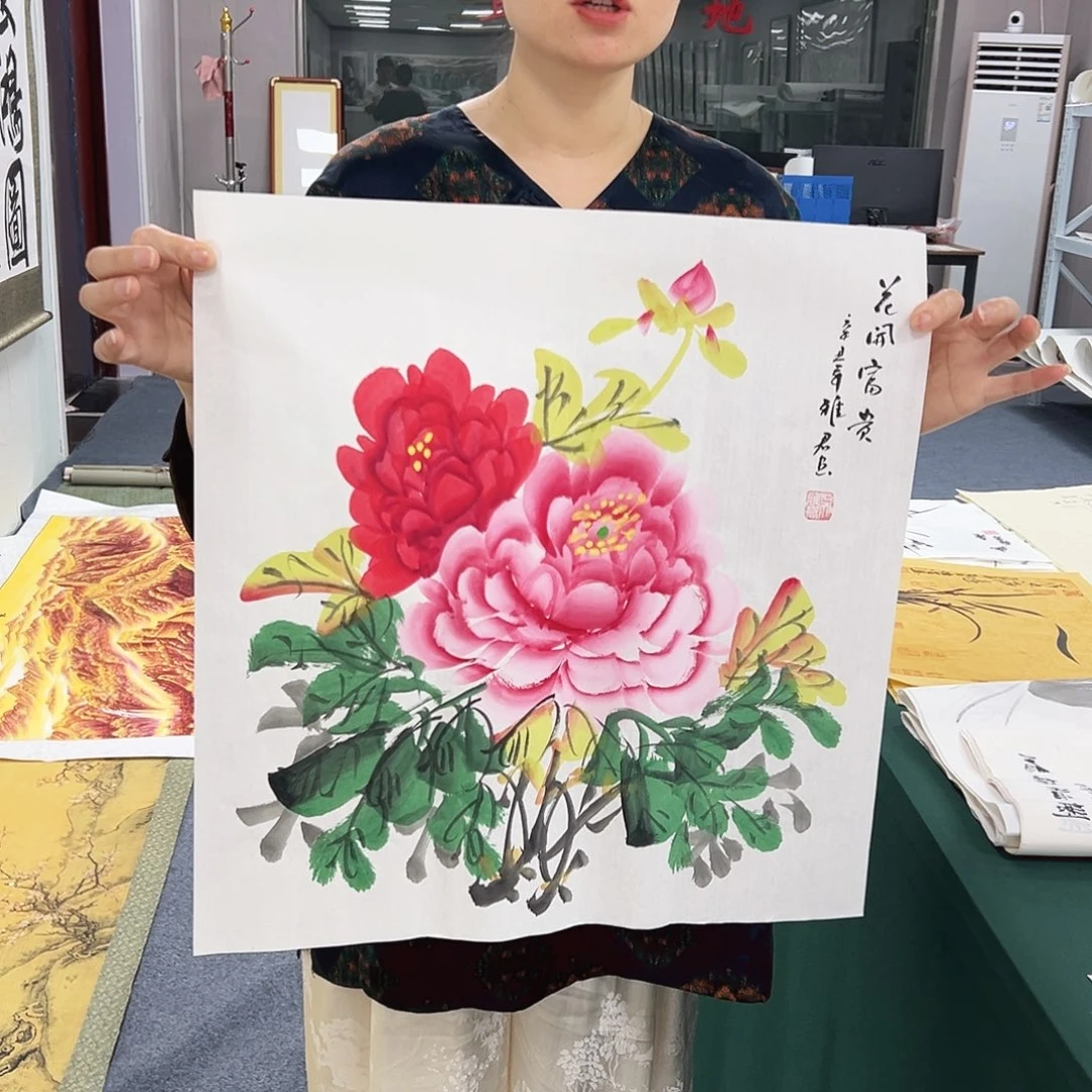 国画宣纸国画纯手绘作品