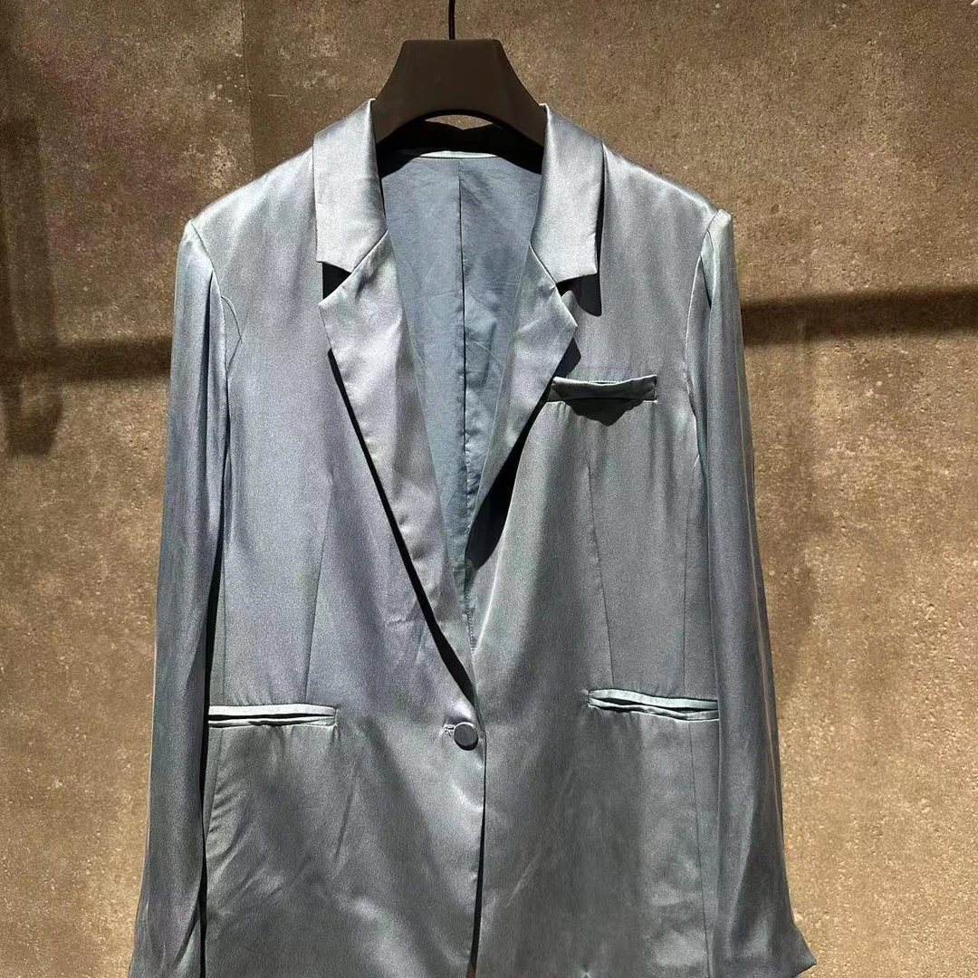 【Ann.G】K40201 经典一粒扣通极简风简约长袖西装