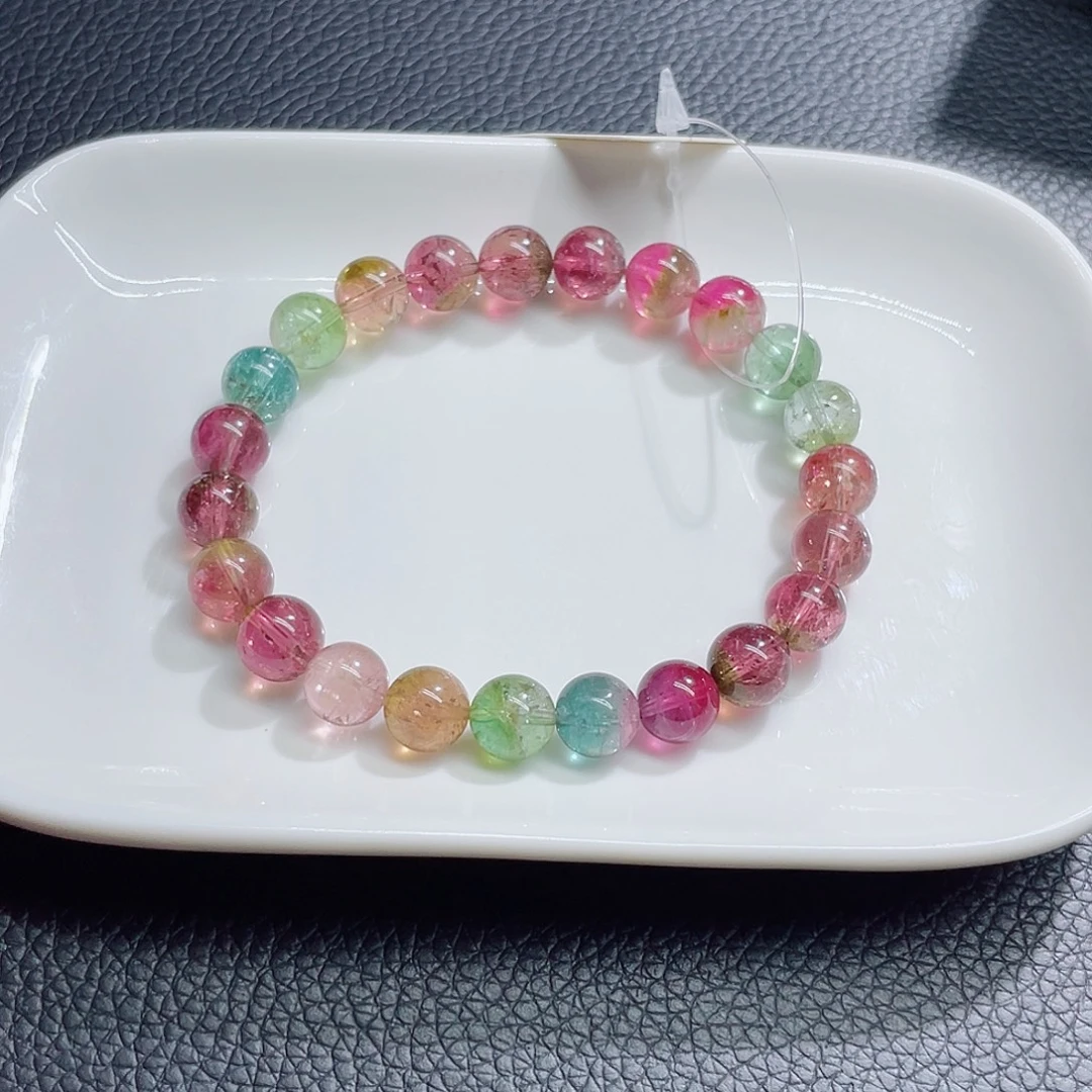 未镶嵌手链碧玺8.8mm左右