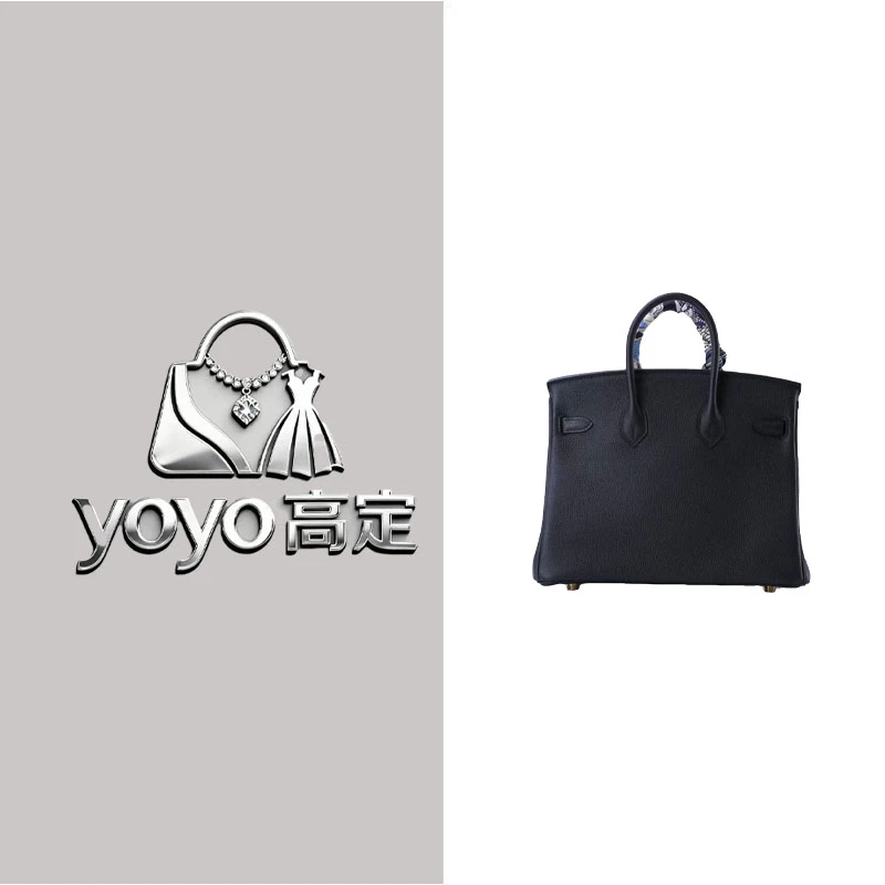 YOYO高定头层牛皮真皮女包3031黑色30