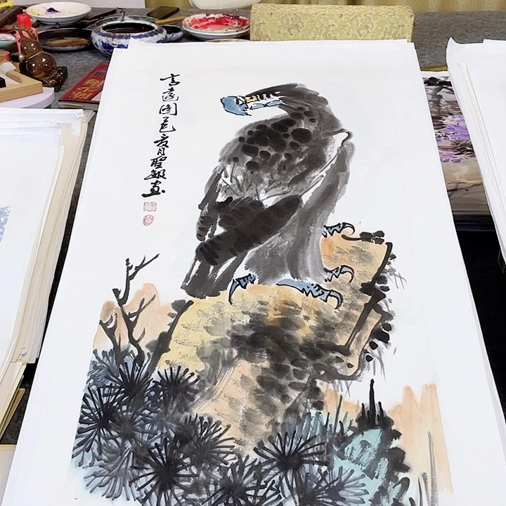 国画张圣敏先生纯手绘作品