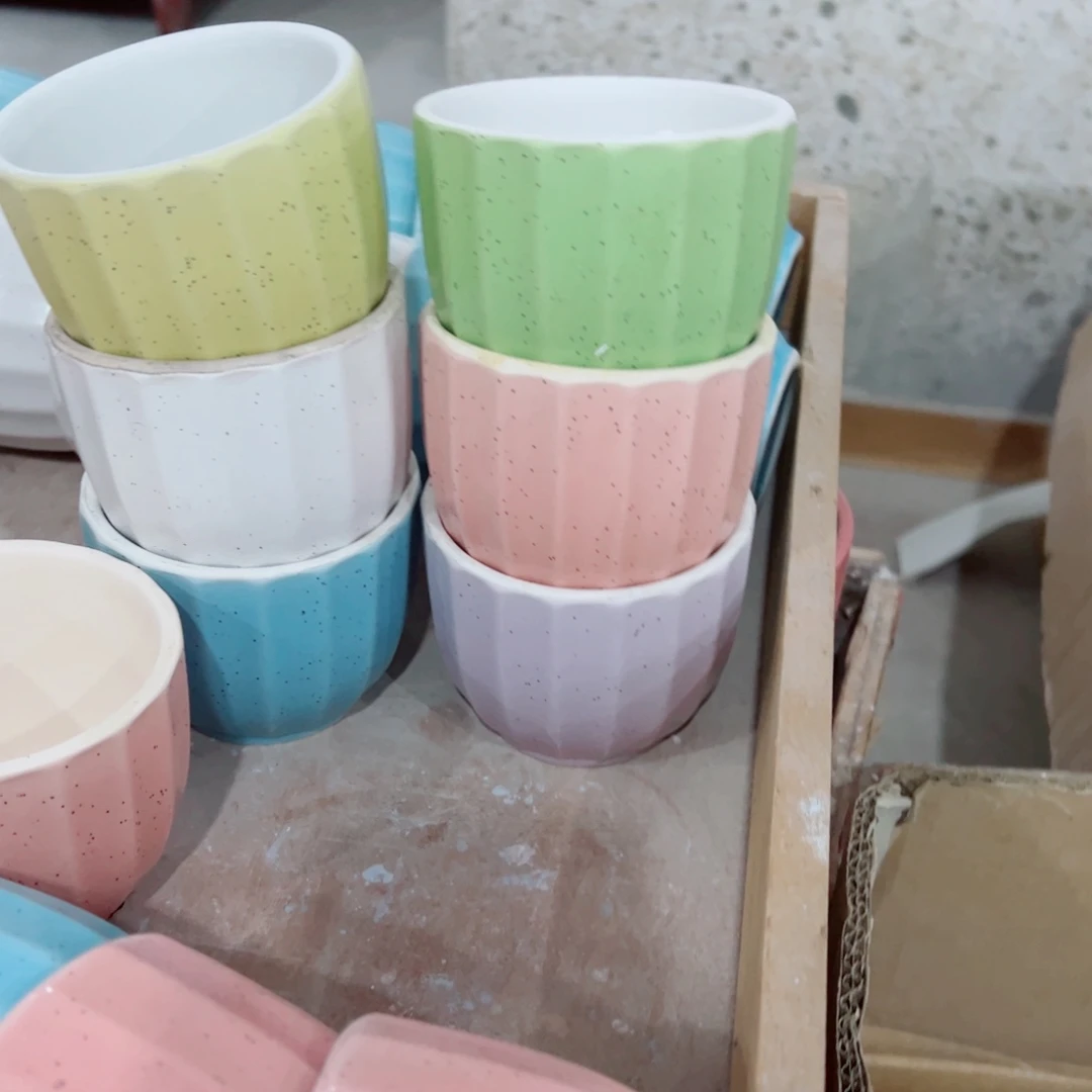 有孔，陶瓷花盆满10米包邮发货