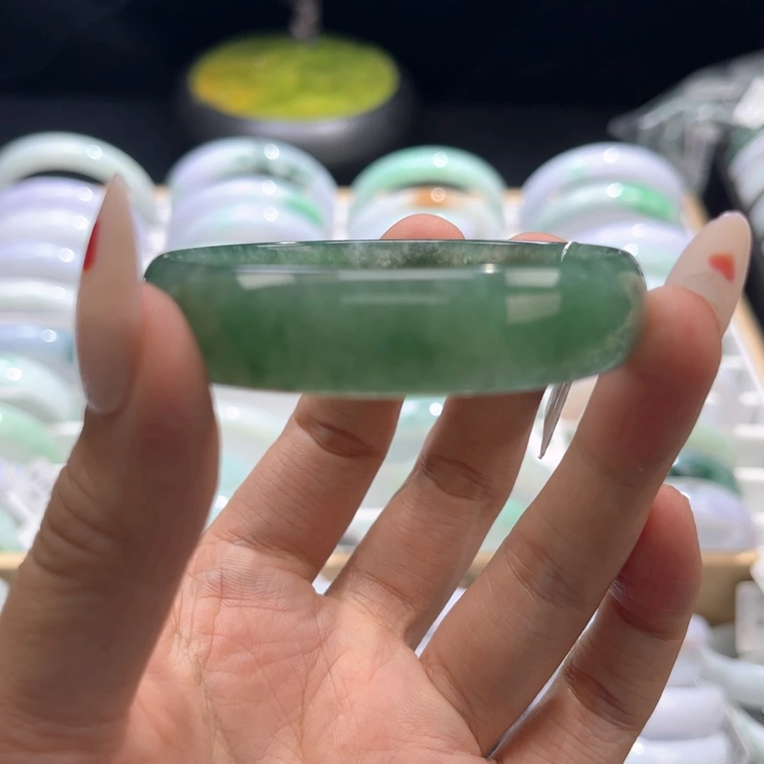 未镶嵌手链翡翠小雅52-53圈口