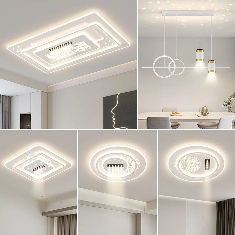 2025年新款中山灯具星空简约大气全屋灯护眼吸顶全屋灯具套餐