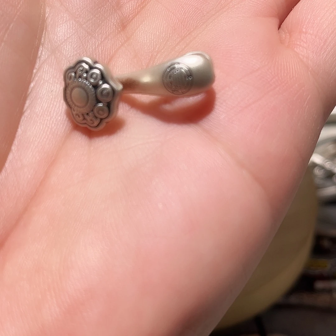 吊坠足银珐琅如意