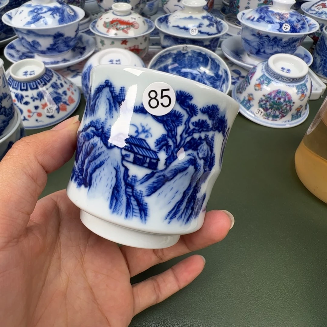 陶瓷景德镇纯手绘茶具木木85