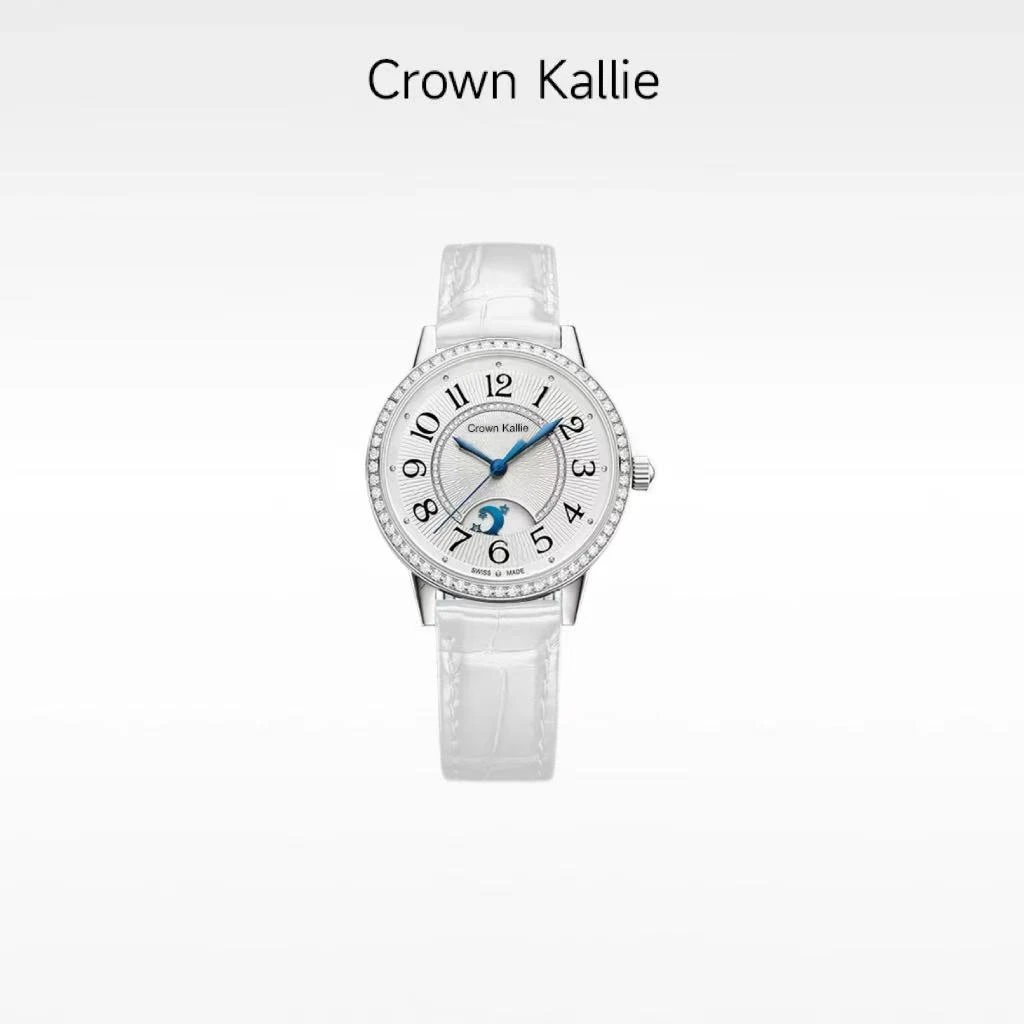 Crown Kallie【星辰日月】经典系列日月星辰设计女士腕表ck8155