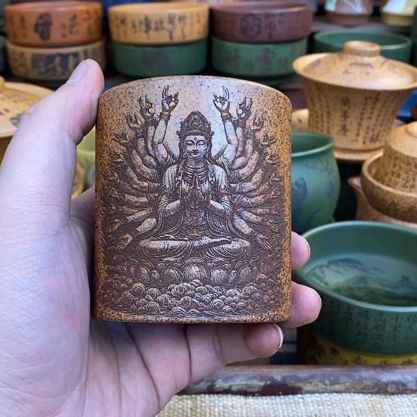 【闪购商品】紫砂杯子宜兴全手工紫砂杯