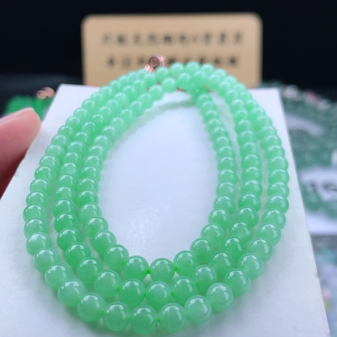 未镶嵌手链翡翠卡4.8mm