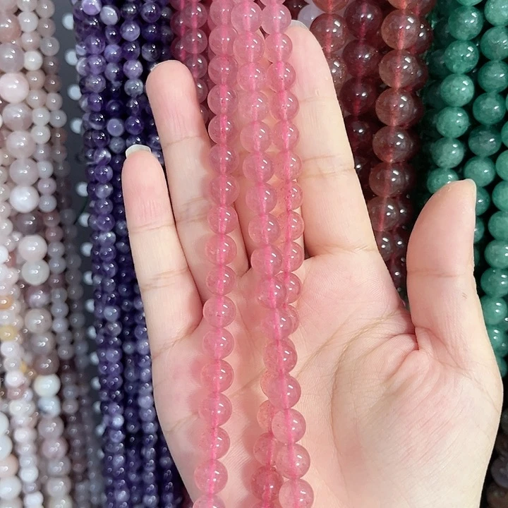 玛瑙/玉髓手链合金88红草莓6