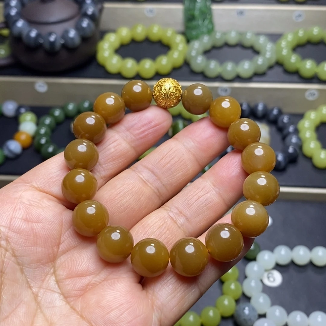 和田玉未镶嵌手串