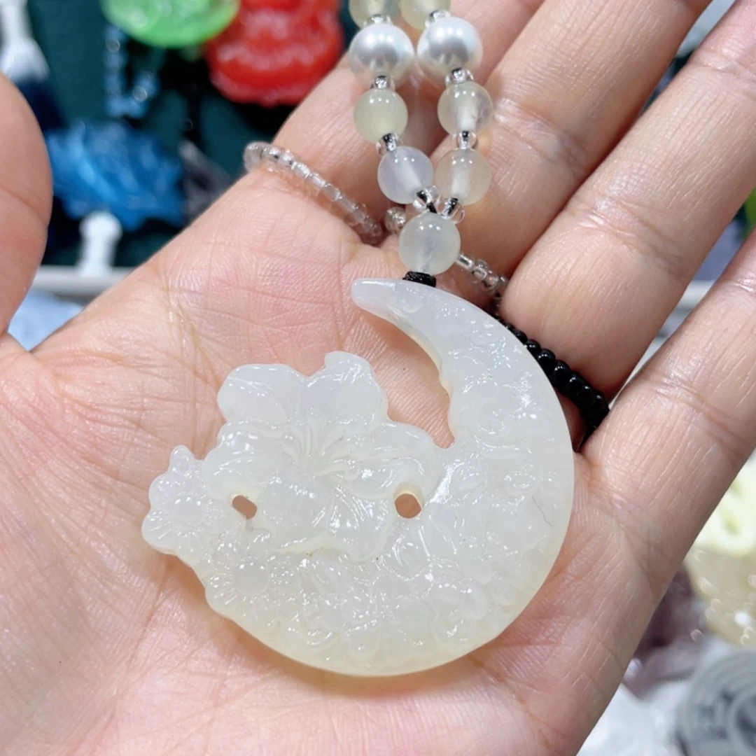 【闪购商品】未镶嵌岫玉颈饰27项链