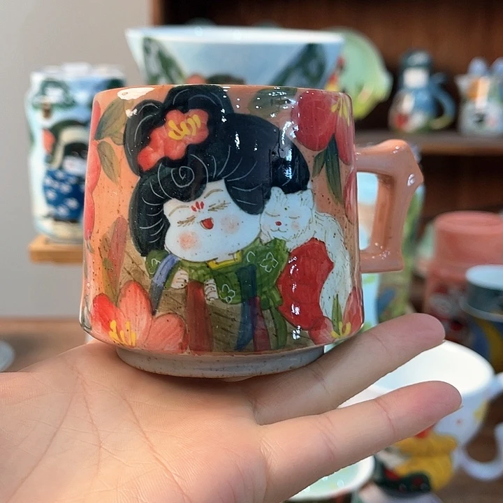 陶景德镇釉下手绘陶瓷