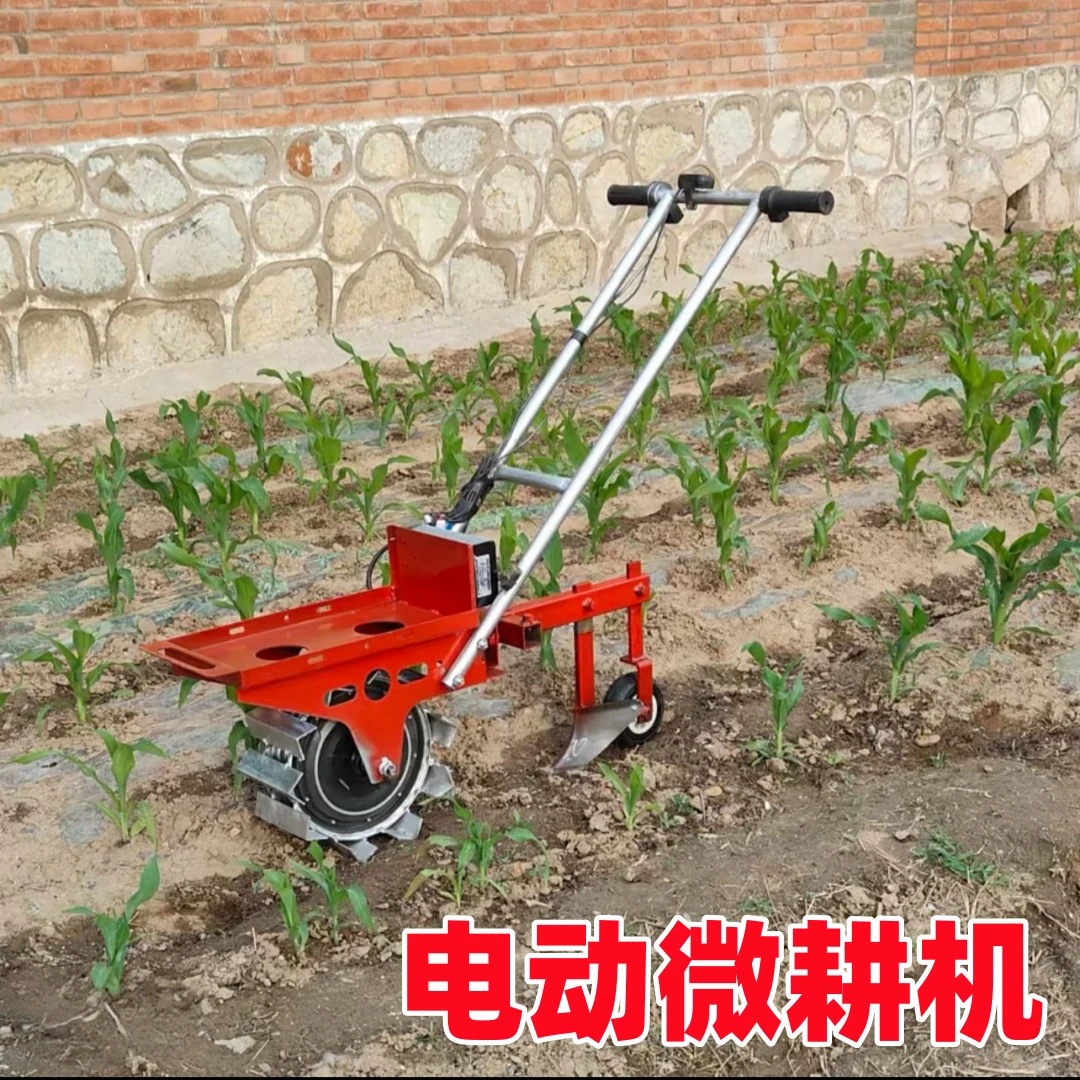 新款电动开沟机多功能除草耘地开沟培土自走式神器深浅可调翻土