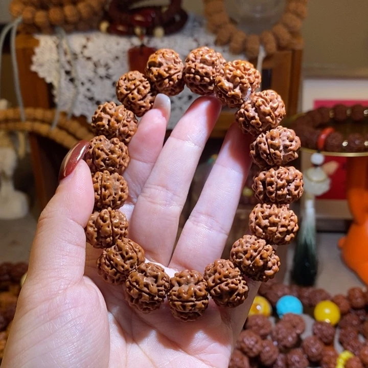 金刚菩提手串175原籽树王矮桩帝王花一物