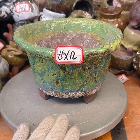 粗陶花盆手工花盆制作就这样