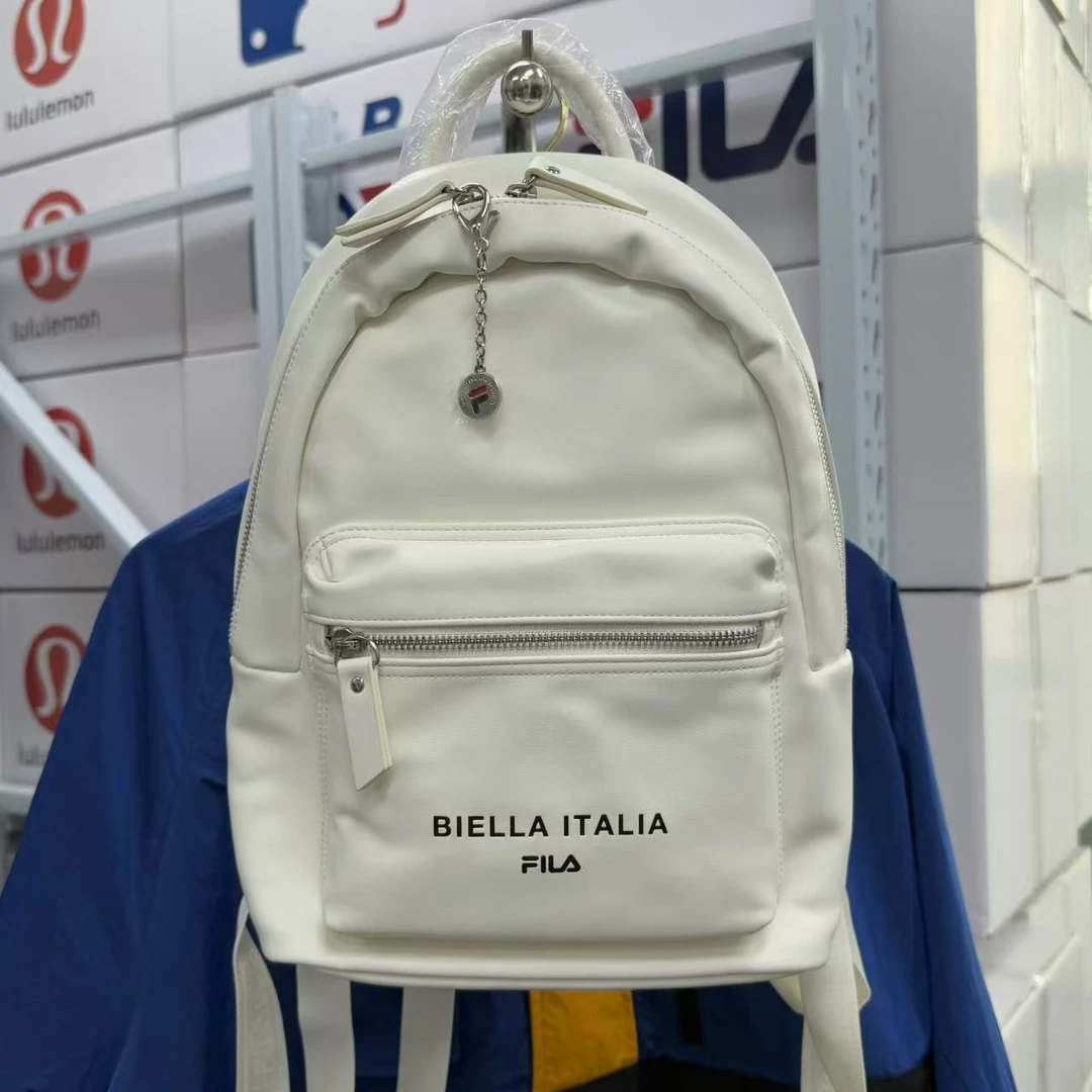 Fila/斐乐 韩版皮面小背包双肩包 FS3BPD6346X