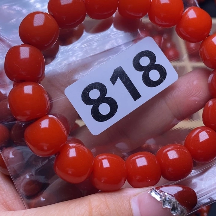 南红玛瑙手链未镶嵌桑*