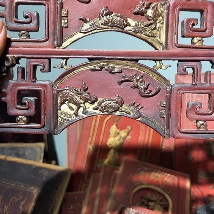 木*哥木雕一对鹿漂亮