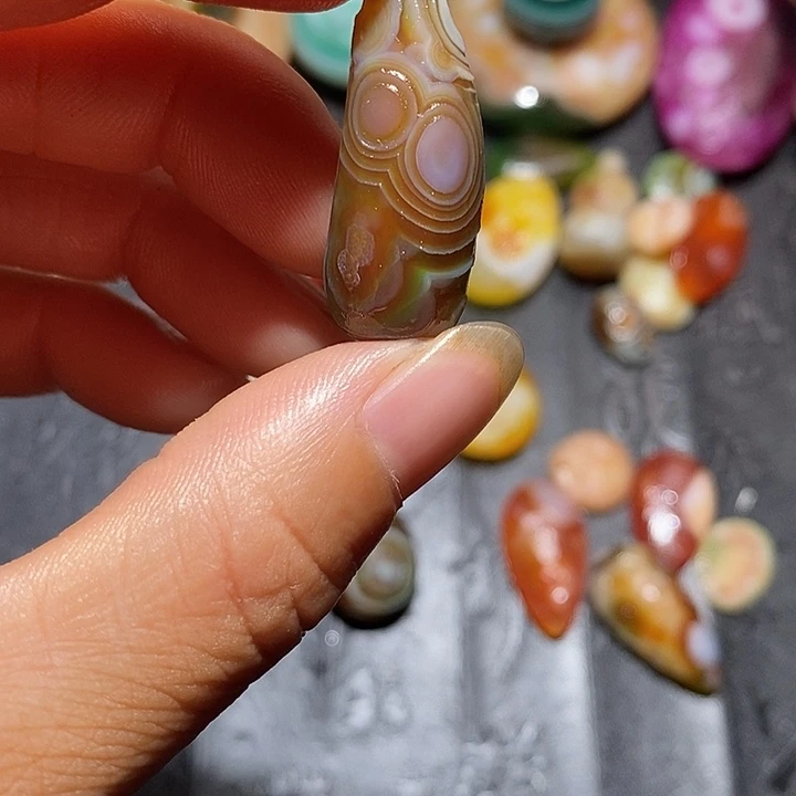 灵***噐玛瑙/玉髓颈饰合金