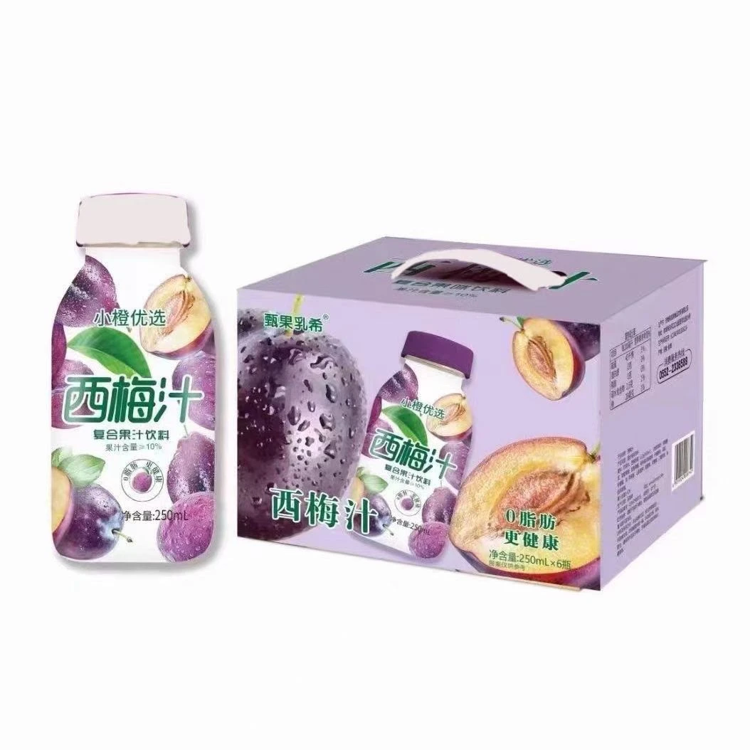 【现货速发】保质期7月7日甄果乳希整箱特价西梅汁饮料250ML*6瓶/箱