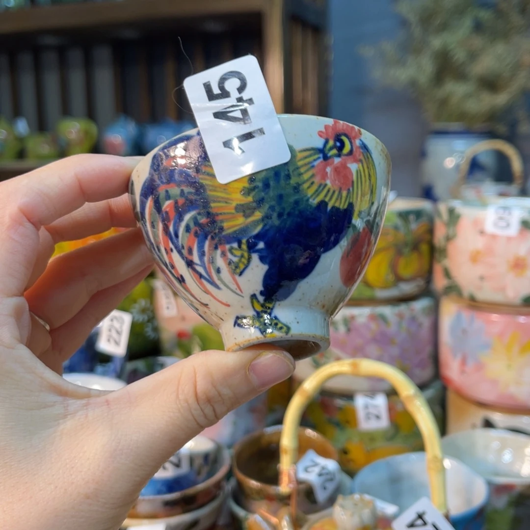 杯素浅陶瓷手工手绘