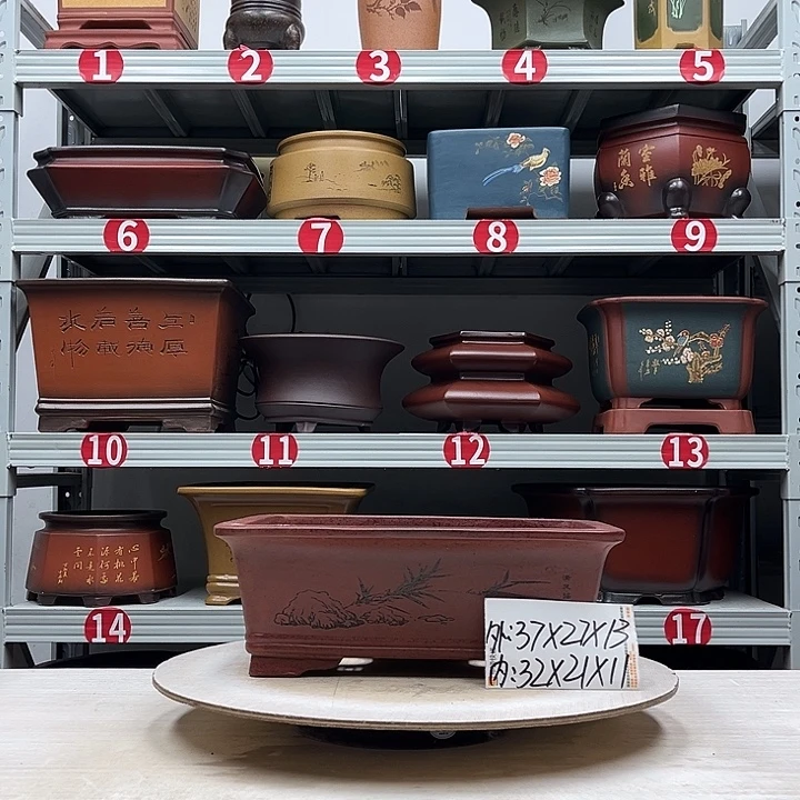 紫砂花盆紫砂花盆