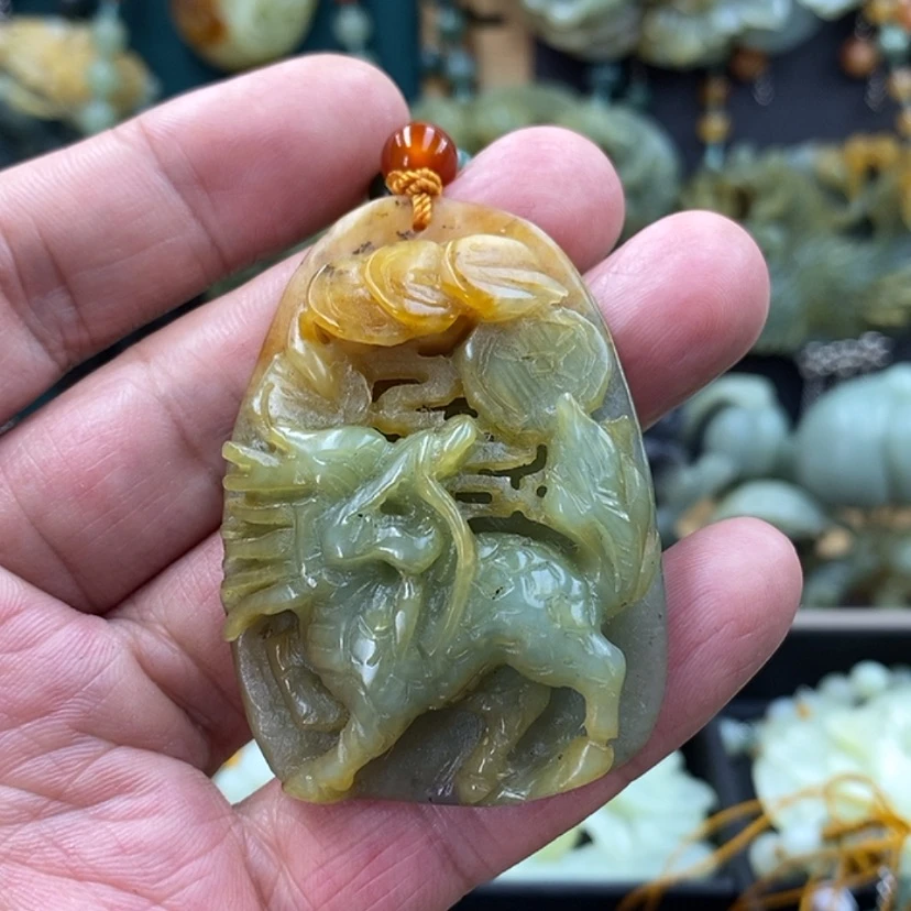 【闪购商品】未镶嵌岫玉吊坠