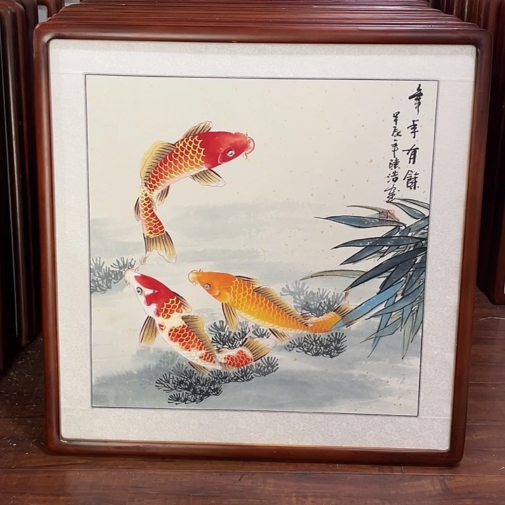 国画带框尺寸63*63厘米