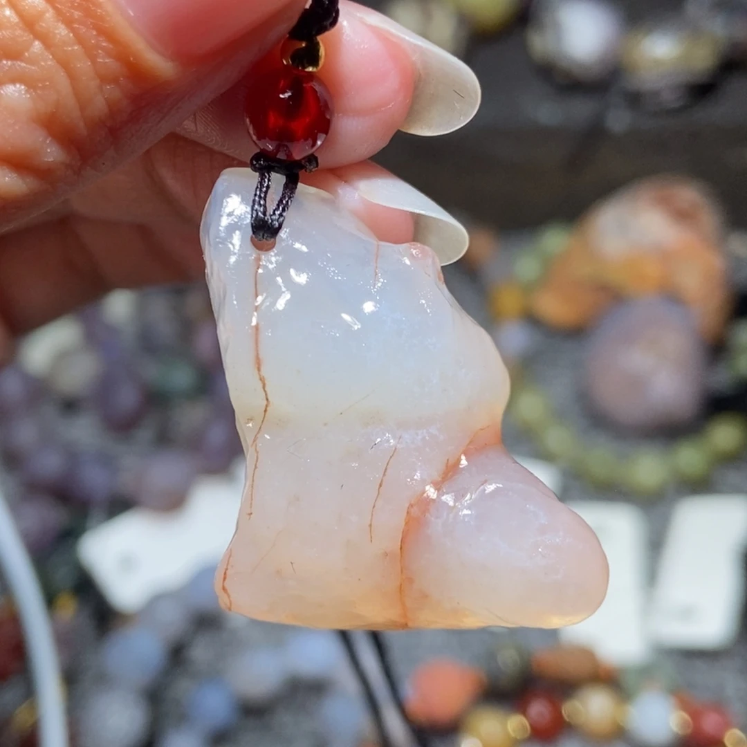 未镶嵌玛瑙/玉髓珠宝半成品