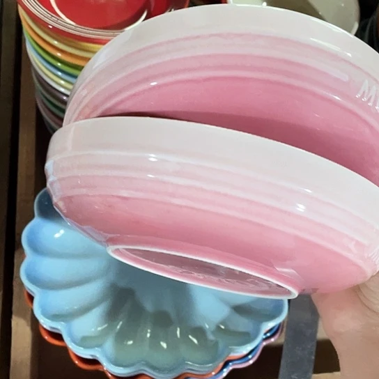 盘外贸单2个陶瓷英寸8微微瑕