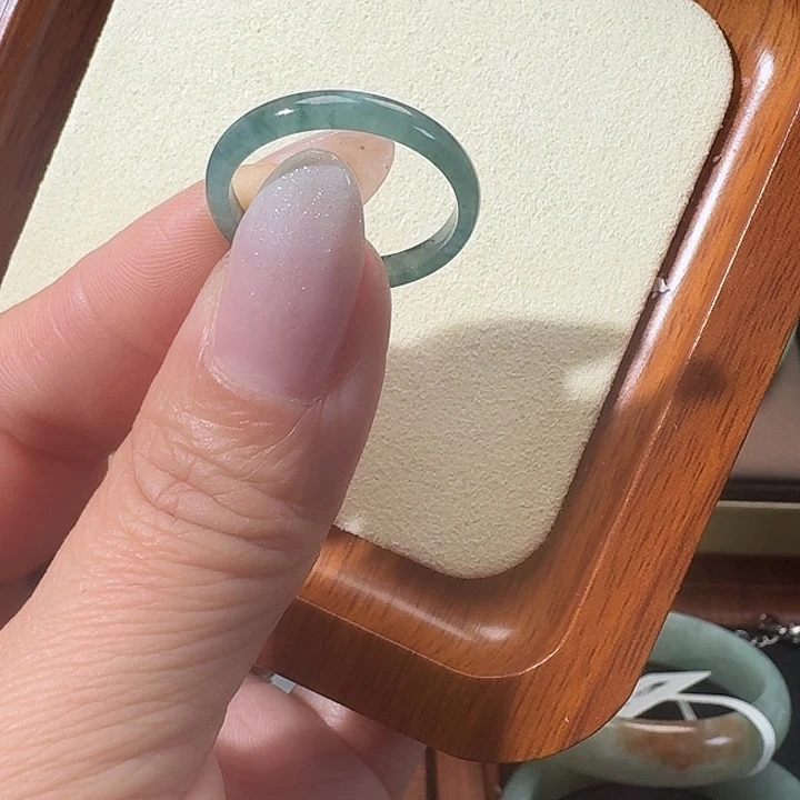 翡翠戒指未镶嵌19号戒圈