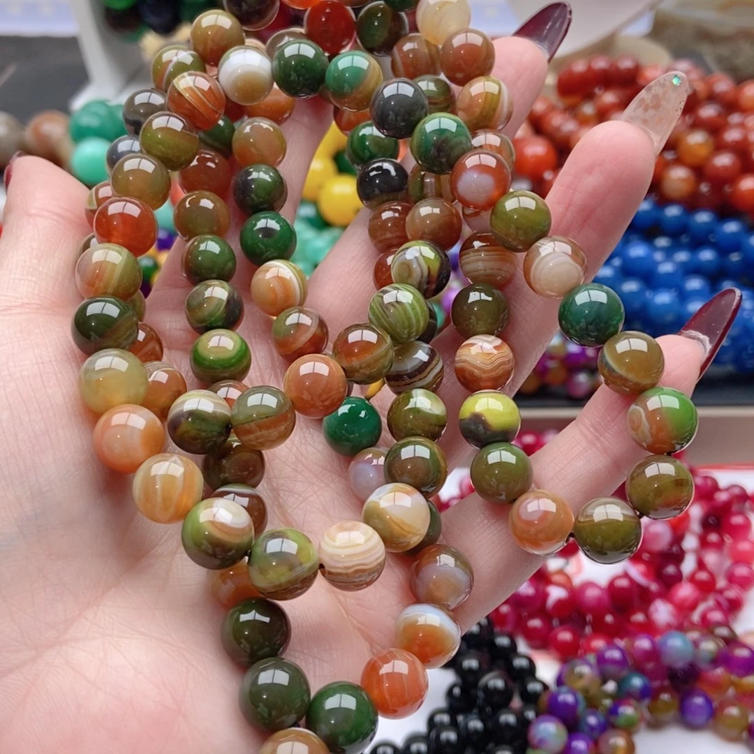 【闪购商品】玛瑙/玉髓手链未镶嵌春****?