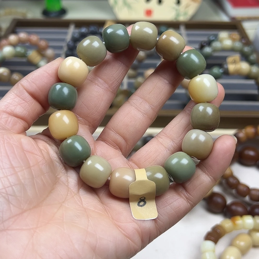 吊坠白玉菩提13×14干磨