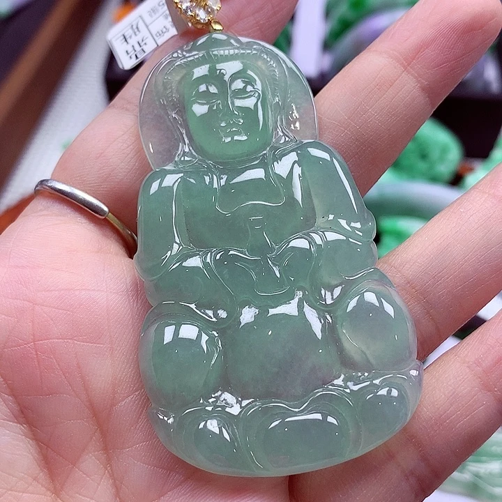 颈饰银S925镶嵌翡翠翡翠