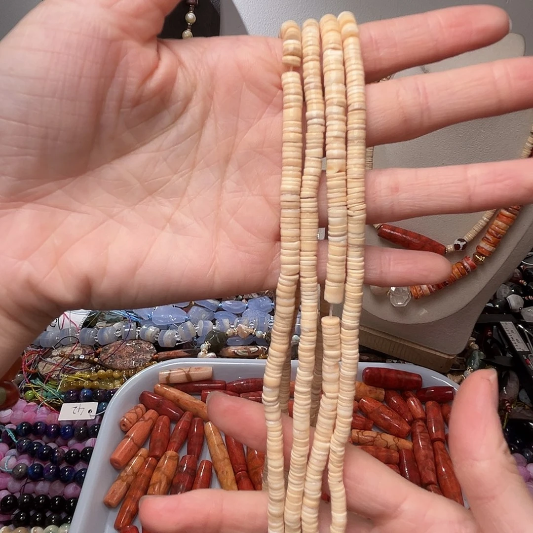 玛瑙/玉髓合金珠宝半成品C647贝珠隔片4.7