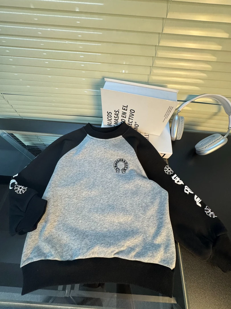 【灰黑高级感】空心罗秋冬季儿童休闲加绒保暖卫衣上衣男童