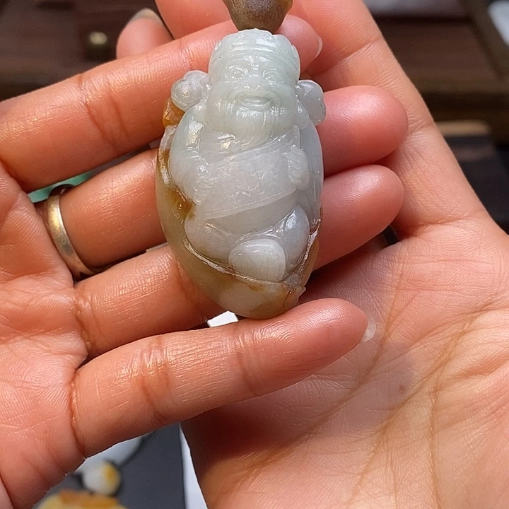 英***b定制翡翠未镶嵌毛货抛光