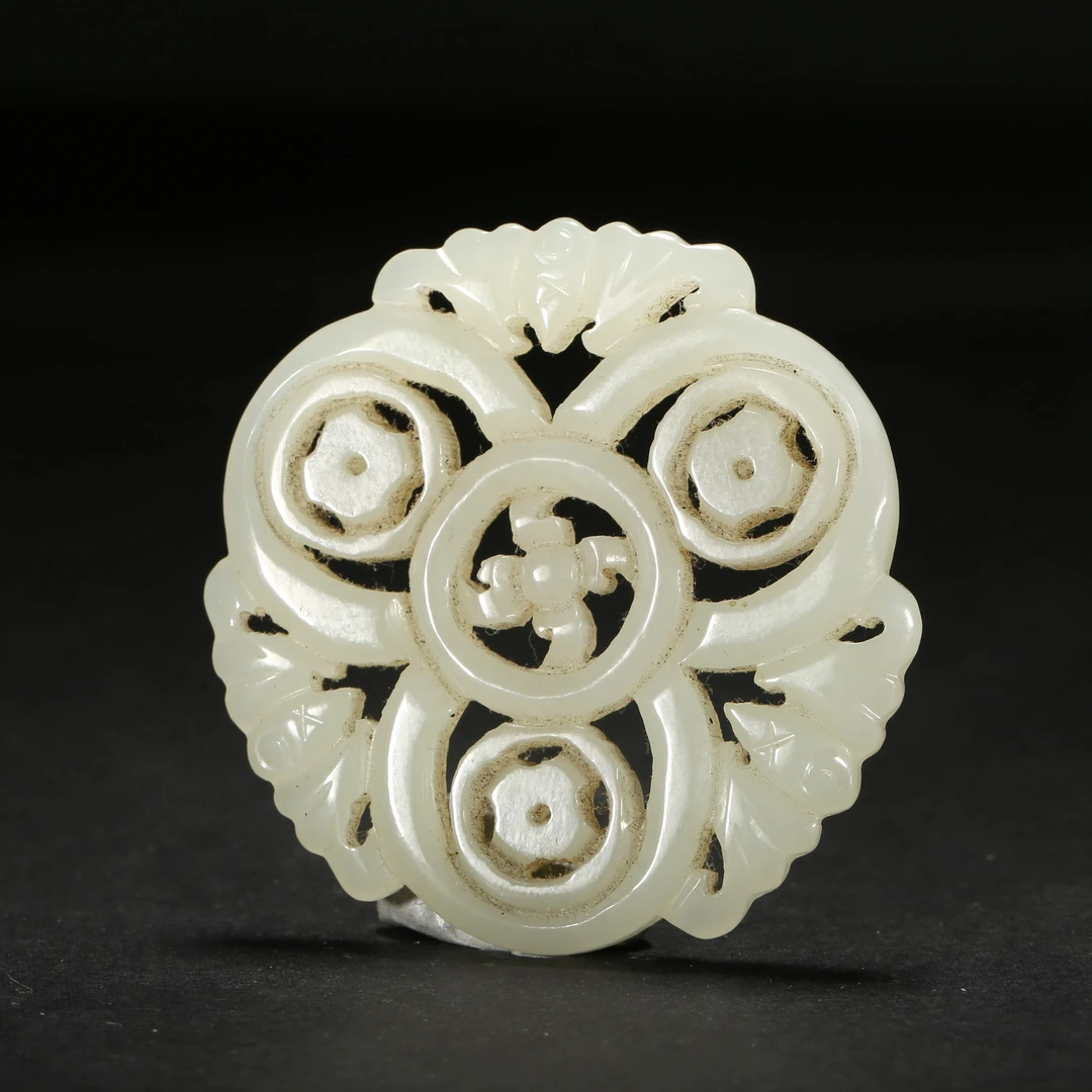 清代*福在眼前玉佩/06WJ1684/和田玉【北京文博】