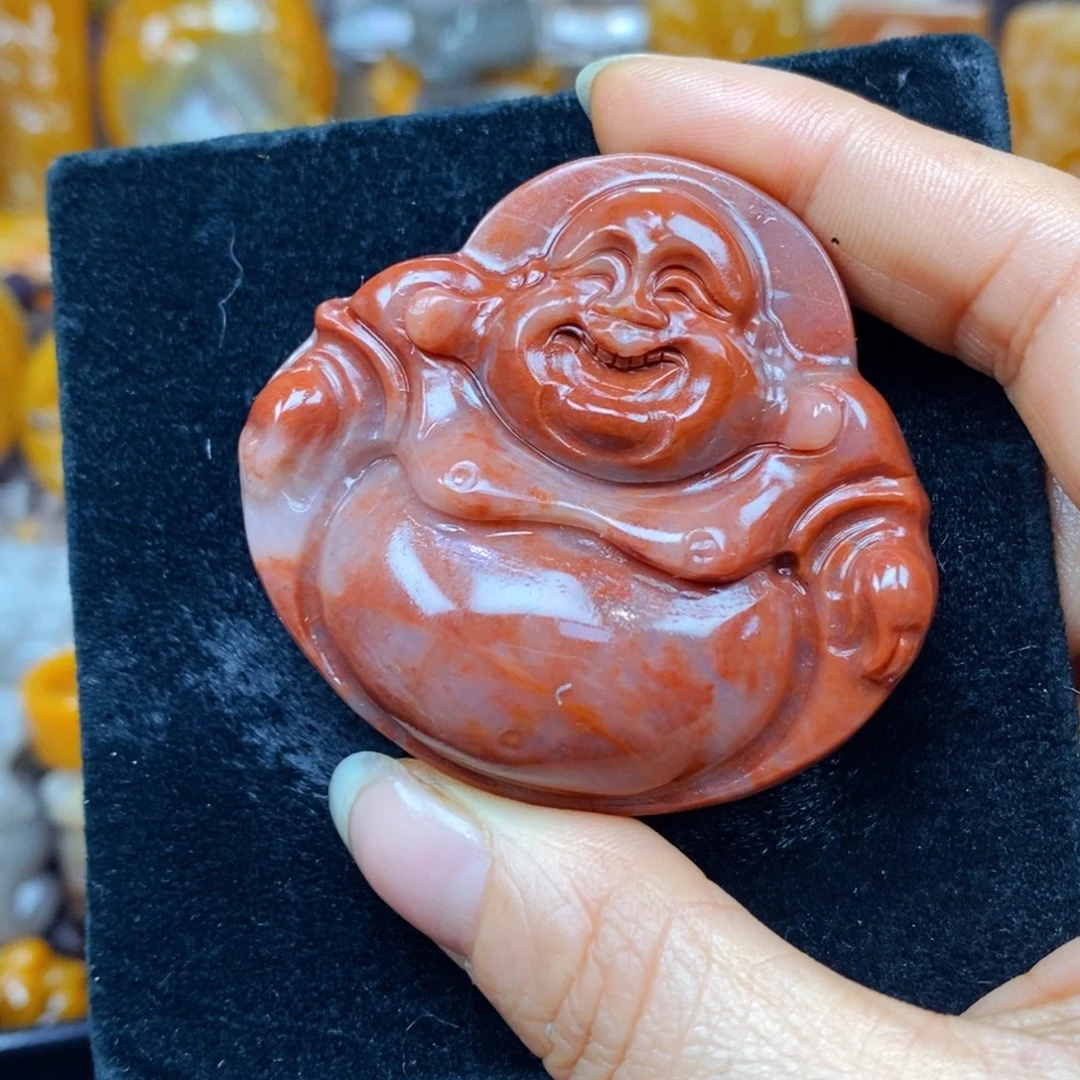 未镶嵌石英质玉（黄龙玉）吊坠(不含链)